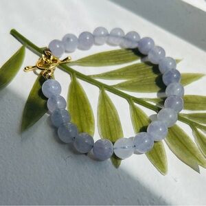 blue lace agate bracelet